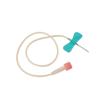 Surflo Winged Infusion Sets 23G x 19mm Long Tube 30cm Blue - Each