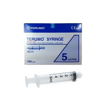Terumo Syringe 5ml Luer Slip - BOX/100
