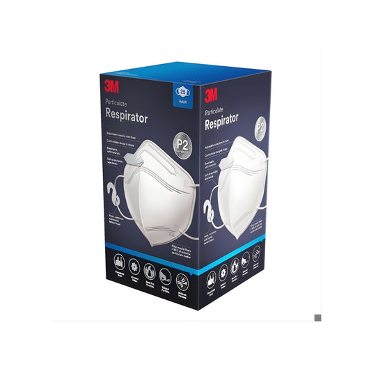 3M 9123 P2 Particulate Vertical Flat Fold Disposable Respirator 25PK