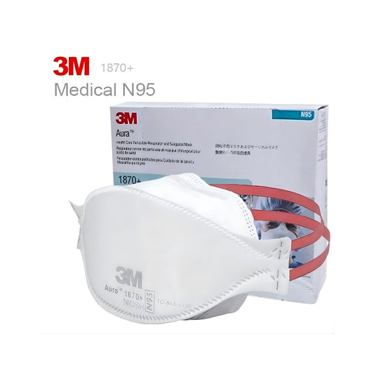3M Aura 1870+ Flat Fold Particulate Respirator/Surgical Mask 20pcs