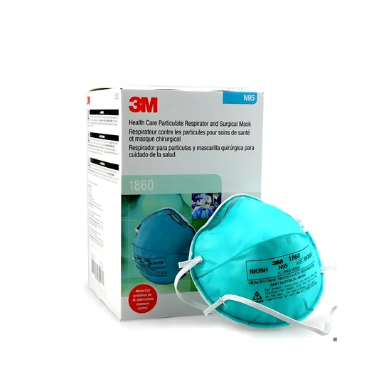 3M Cupped Particulate Respirator & Surgical Mask 1860 20Pk