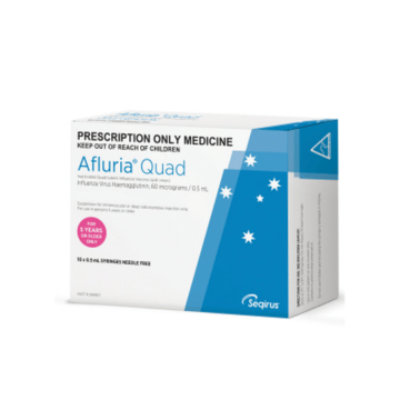 Afluria Quad 2025 Influenza Vaccine - No Needles - Box of 10