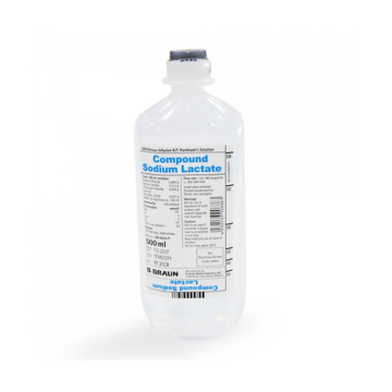 B Braun Compound Sodium Lactate Hartmann's  IV BP EP 500ml