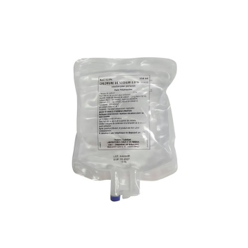 Lavoisier Sodium Chloride 0.9% solution for infusion bag 250ml