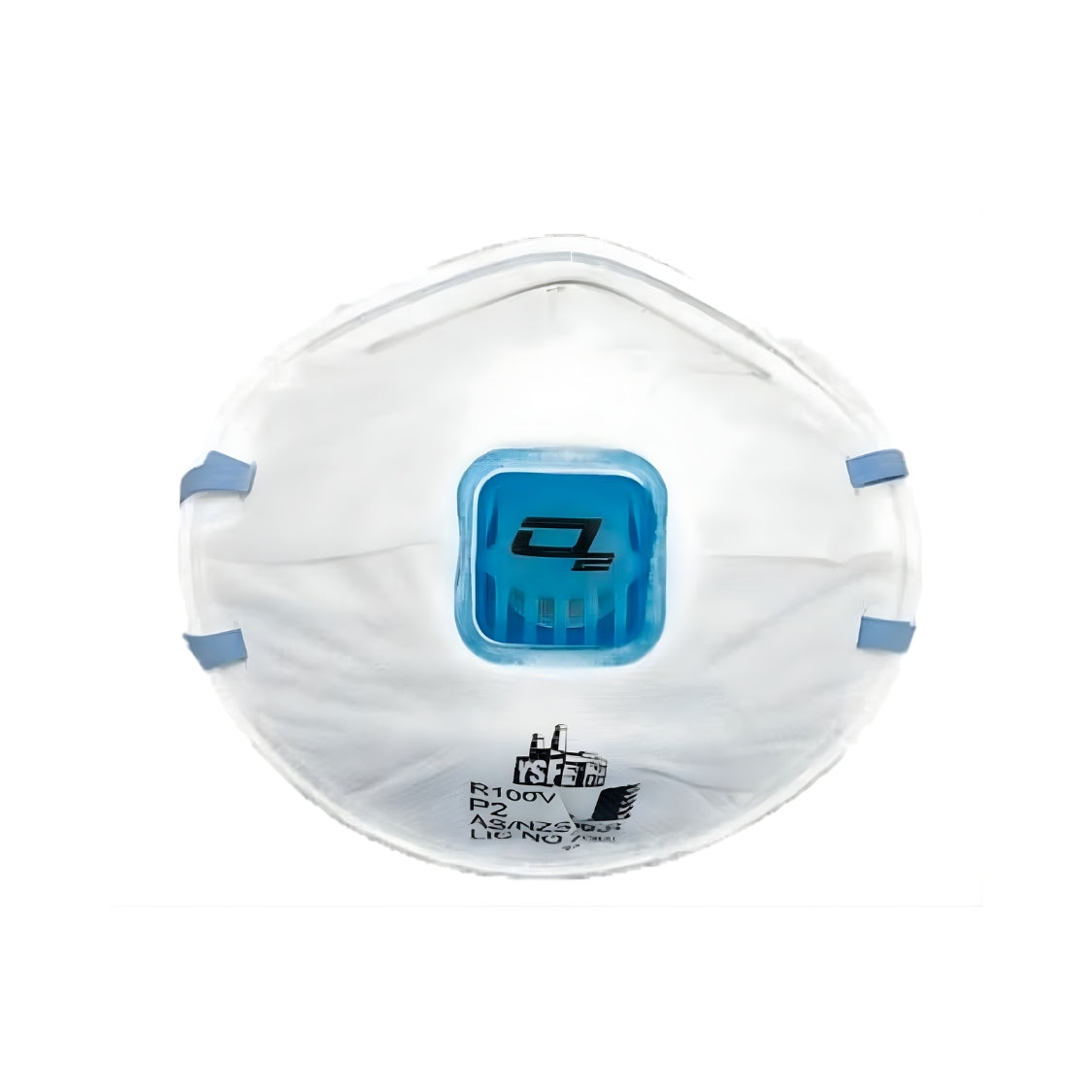 O2 Disposable P2 Valved Respirator 12pcs
