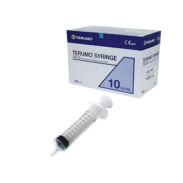 Terumo Syringe 10ml Leur Slip - BOX/100