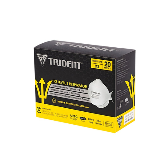 Trident P2 Industrial and Level 3 Surgical Respirator - Pack of 20